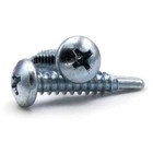 Galvanized Self Tapping Pan Head Phillips Head Tek Screws  8-18 X 1  Lot Of 50