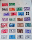 Old Album Pages Of Stamps From Italy     Stock  513