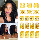 100 Gold Dreadlock Beads For Braids  Adjustable Hair Jewelry For Women