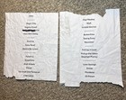 Buju Banton Stage Used Setlist Roots   Rhymes Tour Memorabilia