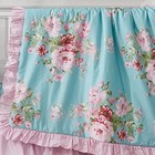  Baby Girls Crib Bedding Set Watercolor Botanical Floral Nursery Bedding Set 