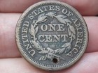 1846 Braided Hair Large Cent Penny- Small Date  Fine vf Details