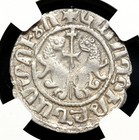 Crusaders  Cilician Armenia  Levon I  1198-1219  Silver Tram  Ngc Xf45