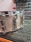 Vintage Ludwig 1960s  Silver Sparkle Jazz Festival Snare Drum 14x5
