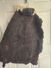 Lambskin Lamb Sheep Hide Skin Skins Hides Leather Suede Dark Brown  9sqf New