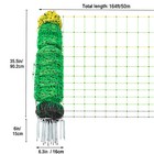 Electric Netting Fence Kits Goat Sheep Fencing 35 5 h X 164 l With Posts Spikes