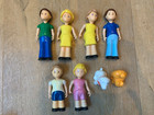 Vintage Fisher Price Little Tykes Dollhouse Family People Kitchen Car Slide Pets