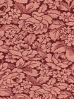 Quilting Sew Fabric Lot Of Burgundy And Pink Floral Lily And Rose 3   Yards