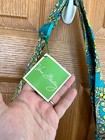 New Vera Bradley Cargo Sling Crossbody Peacock W  Eyeglass Case Retired