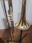 Vintage Getzen Super Deluxe Valve Trombone   Case   Mouthpiece