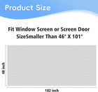 48 x102  Windows Screen Mesh Fiberglass Window Screen Mesh Screen Door Mesh New