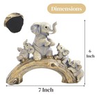 Elephant Statue Home Decor  Cute Resin Elephants Figurine  Good Luck Elephant   