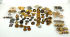 Vtg Lot Of 100   Military Buttons And Pins-cufflinks- Marksman Medal