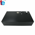 Black 17 Gallon 64l Fuel Cell Gas Tank W  Cap   Level Sender Street Rod Aluminum
