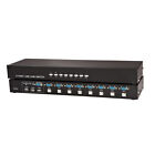 New 8 Port Usb Kvm Vga Switch With 8 Set Cable For  Mouse Keyboard Monitor Pc