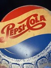 Vintage 1960s Pepsi Cola Celluloid Flying Bottle Cap 9 3 4  Classic Single Dot