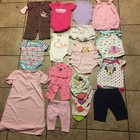 Lot Girls 0-3 Mon Brand Name Clothes 18 Pcs Spring summer vgc