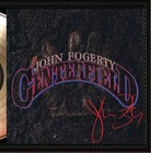 John Fogerty Cherry Wood Reproduction Signature Record Display