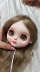 Custom Blythe Doll Only Faceplate Rbl Handcrafted Ooak Bjd Makeup
