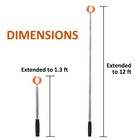 Golf Ball Retriever  9ft Aluminum Alloy Golf Ball Retriever 12ft Telescopic