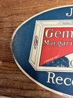 Vintage 1920s Gem Nut Margarine General Store Advertising Window Signs Paper