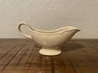 Vintage Ironstone Lot  gravy Boat  Chunky Creamers  Homer Laughlin  1950   s 60   s