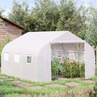 12  X 10  X 7  Greenhouse Large Portable Walk-in Hot Green House White