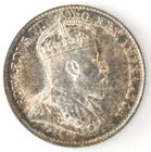 1902 Canada 5 Cent Sterling  925 Silver Coin  Km  9 Edward Vii Bu