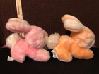 1979 Dan Dee Bunny Rabbits Plush Set Of 2