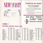1968-69 Boston   Maine Railroad Timetable No 17 Mailed B m Train Schedules