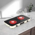 2200w Electric Radiant Cooktop 2 Burners Portable Electric Stove Top 20  110v