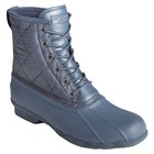 Sperry Saltwater Quilted Round Toe Duck Rain  Mens Blue Casual Boots Sts23703