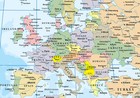 World Wall Map Mural Poster Classic Blue Edition By Swiftmaps