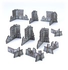 New Kill Team Mdf Modular Terrain   Paper Game Mat Lot - Starter Set Buildings