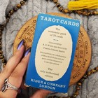 Waddington Tarot Cards Blue Box 78 Complete Card Deck Blushing Fool No Copyright