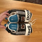 Sherwood Sp-5060 Senior 14 5  Hockey Gloves Leather 1990 Platinum Nhl Sj Sharks