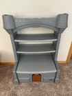Today s Kids Vintage Toy Box Book Shelf Near Mint  rare  Castle Drawbridge
