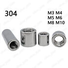 304 Stainless Steel Lengthen Round Nut Standoff Spacer Pillar M3 M4 M5 M6 M8 M10