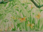 Vtg 1970s Bibb Spring Meadow Queen Sheet Set King Pillowcases Butterfly 4 Pc