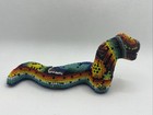 Huichol Wooden Beaded Snake Mexican Folk Art 6    Vintage
