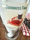 Guinness Time Crab Pint Glass John Gilroy Advertising Art Beer Glass