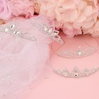 4 Pack Princess Crown For Girls Silver Crystal Tiara For Kids Crown For Girls   