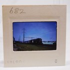 Penn Central Gg1 Electric 916 Under Catenary Passenger Train 35mm Slide  682 