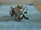 Antique Nos Vintage  Nickel Brass Itp Dewar Mfg  Co   Carbide Mining Miners Lamp