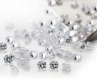 1000pcs 5a White Cubic Zirconia Loose Stones Cz Round Gems For Jewelry Making