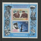 Turks And Caicos 297-98   298a  s s   1974 Churchill  Mnh  tac4029k 