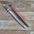 Custom Handmade 26    Celtic Sword   Battle Ready Sword   Medieval Sword W  Sheath