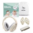 Babies 2in1 Design Ear Defenders Noise Reduction Baby Ear Protection Earmuffs