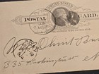 1892 Us 1 Cent Jefferson Postal Card New York Ny Washington St Postal History