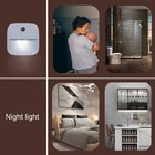 Plug-in Night Light Led Motion Sensor Activated Bathroom Kitchen Hallway 6-pack